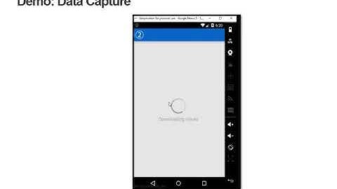 Assignment Walkthrough: 18. Mobile - Demo Data Capture