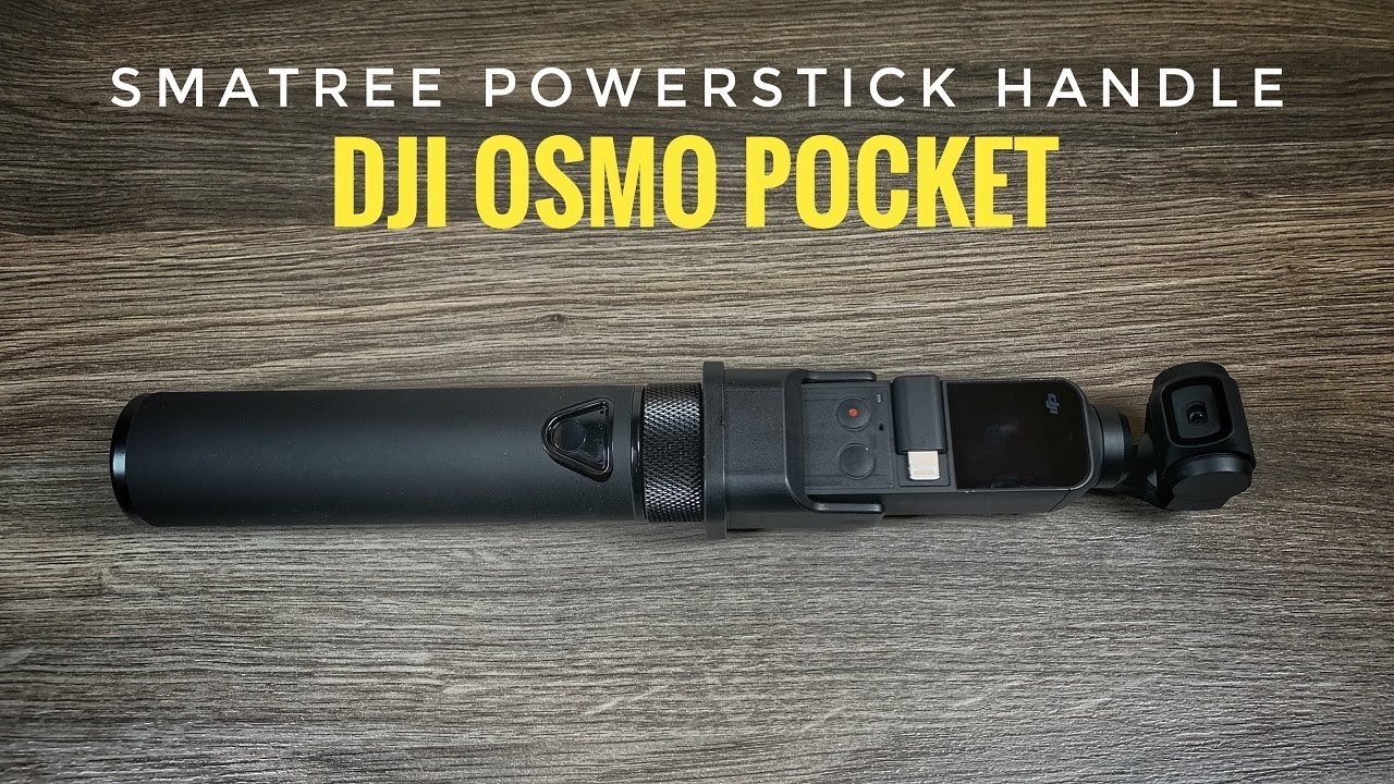 couscous kompensation Forberedelse Smatree PowerStick Battery Handle For DJI Osmo Pocket - YouTube