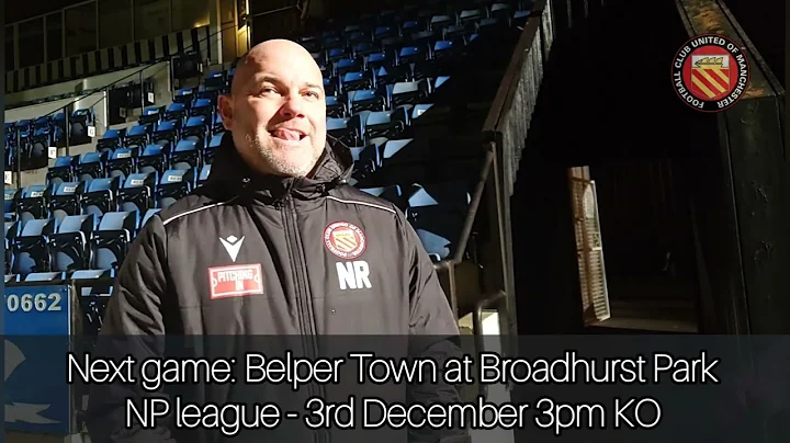 Stafford Rangers (away) Post-match reaction from N...