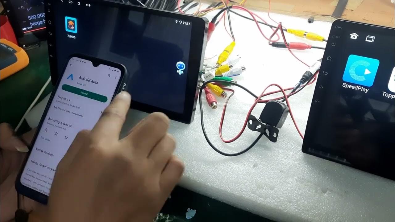 Cara koneksi ZLINK & SPEEDPLAY Head Unit AVIX android DVR & Carplay
