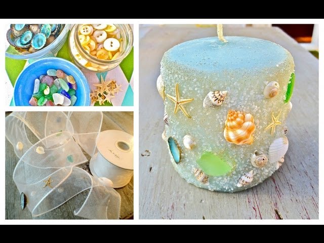 DIY Underwater Seashell Candles ⋆ Dream a Little Bigger