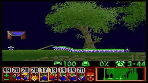 Lemmings Fun Rating Level 22