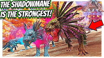 ARK GENESIS 2 THE SHADOWMANE HOW TO TAME AND EVERYTHING YOU NEED TO KNOW!! || Ark Survival evolved!
