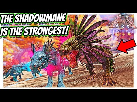 ARK GENESIS 2 THE SHADOWMANE HOW TO TAME AND EVERYTHING YOU NEED TO KNOW!! || Ark Survival evolved!