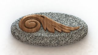 Solidworks modeling: wood carving modeling #8