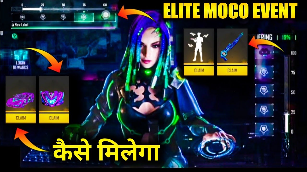 ELITE MOCO EVENT FREE REWARDS FREE FIRE ELITE MOCO EVENT CONFIRM DATE FREE REWARDS