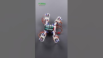 Quadruped Spider Robot - Self Walking Mode #shorts #diy #how #howto