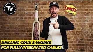 Fully invisible cables on CRUX S-Works frameset! (some crazy mods) by Twisted Wheels 18,094 views 2 months ago 10 minutes, 8 seconds