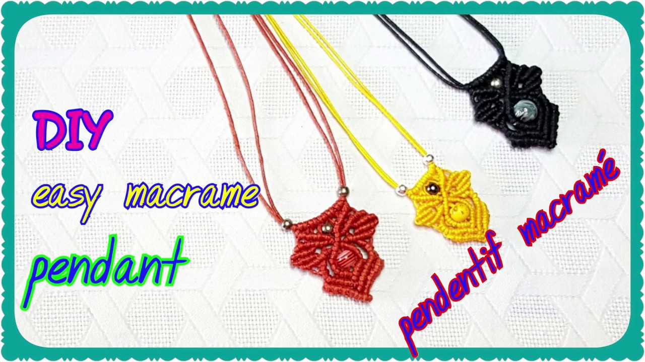 Bijoux en macramé facile et rapide Clearance