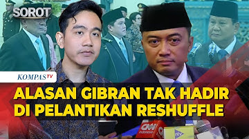 Alasan Wapres Gibran Tak Dampingi Prabowo di Pelantikan Reshuffle Kabinet, Ini Kata Mensesneg