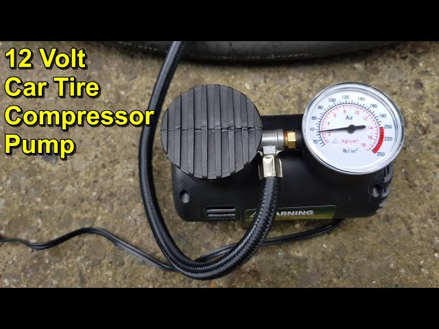 12 Volt Tire Pump and Mini Air Compressor 