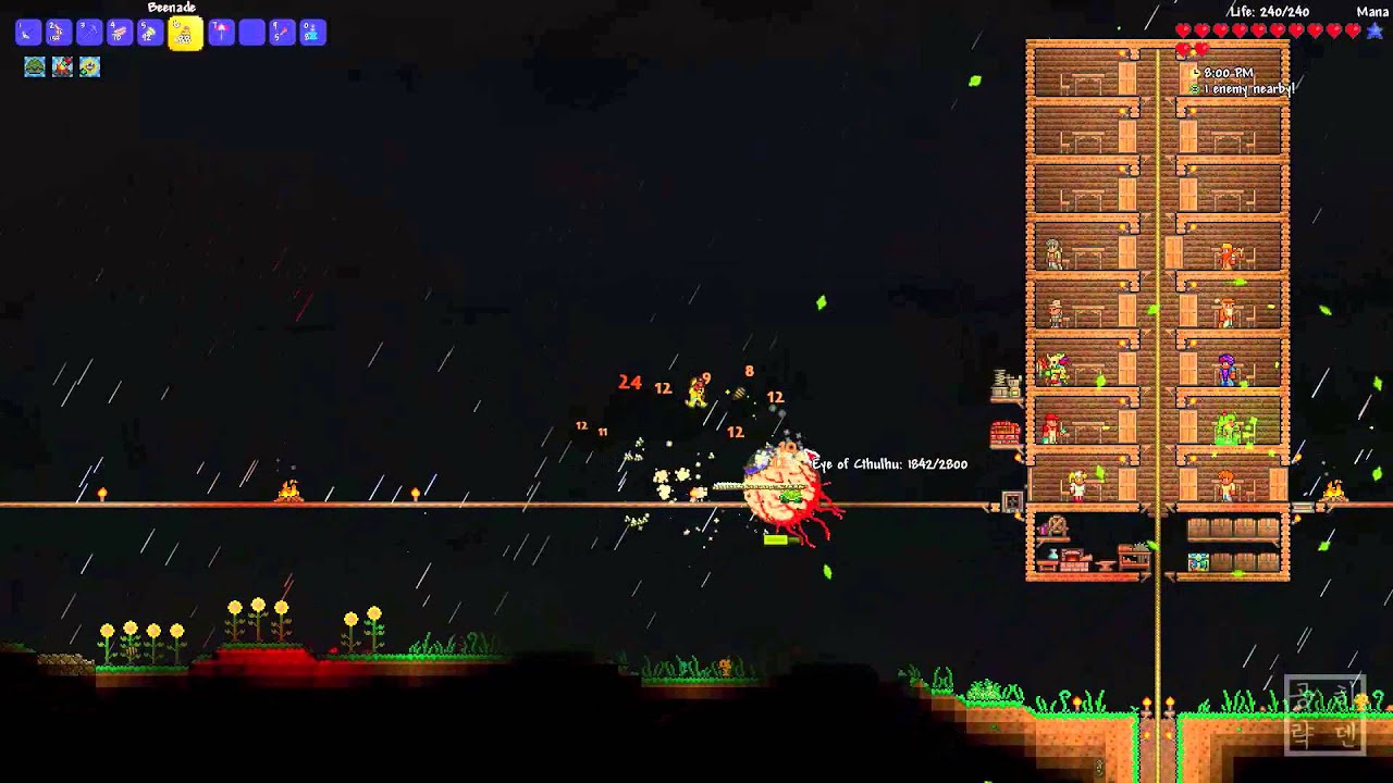 테라리아 1.3.0.8 추천 공략 순서] - 퀸비/여왕벌을 먼저 죽여야 하는 이유 (하드모드 이전 보스) : 네이버 블로그