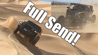 Jeep Can Am and RZR from China Wall To Old Comp Hill.   Glamis, CA