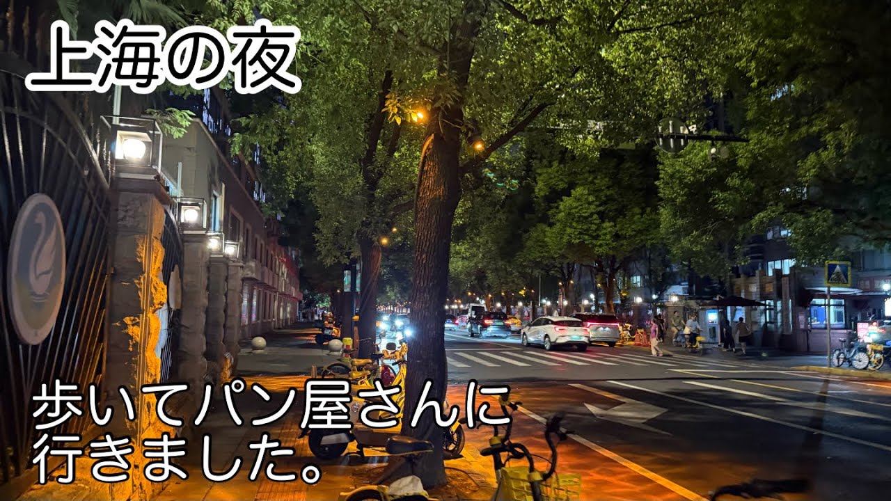 中国の街の様子 上海の夜を散歩 2025年9月撮影