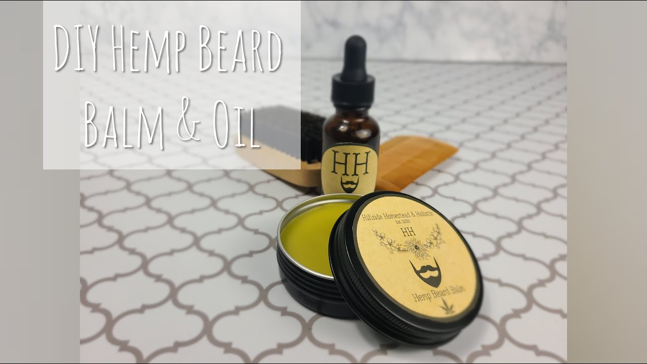 How to Make Hemp Beard Balm and Oil - YouTube