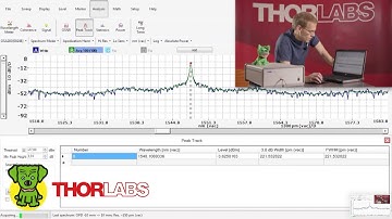 Thorlabs OSA Software Tutorial Part 3 - Narrowband Source