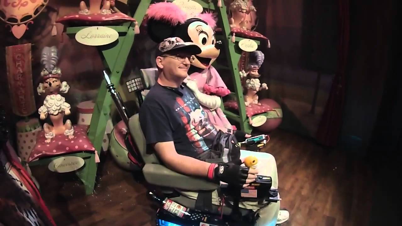 Mustang 5.0 wheelchair at Disney (Characters)