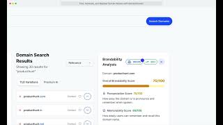 Find Generate And Register Domain Names With Quickerdomain