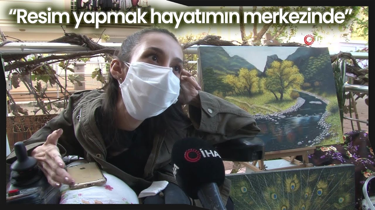 SMA Tip 2 Hastası Genç Kızın Çizdiği Resimleri Görenler Gözlerine İnanamıyor
