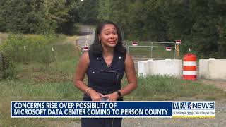Concerns rise over possibility of Microsoft data center coming to Person County