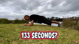 Dude Planks For 133 Seconds at Jacobs Drive Reserve Sussex Inlet, NSW - How I'll Plank This Year