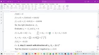 Optimization: Univariate method