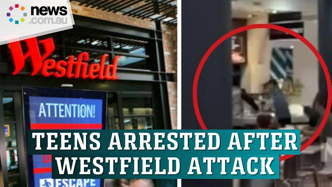 Teens charged after alleged armed brawl at Westfield in Adelaide