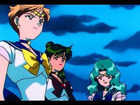 Outer Senshi vs Sailor Starlights | Without Transformations - Sailor Moon Stars