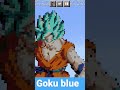 Goku blue in minecraft pocket edition handsom gamer shorts