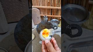 miniature egg cooking #minikitchen #food #cooking