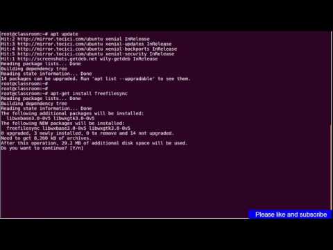 How to install Freefilesync on ubuntu 16