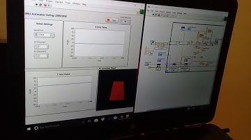 accelerometer (ADXL 335) plus LabVIEW plus LINX