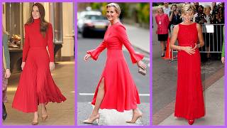 Top 8 Most Beautiful Royal Red Dresses Ever Worn!