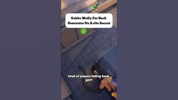 Tired Of Enemies Playing Back Gen? Use This Molly!  #valorant #lineup #gekko #ascent