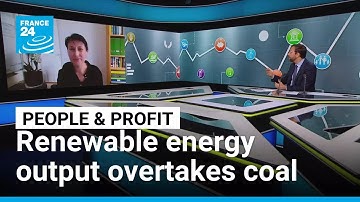 Renewable energy output overtakes coal, with China leading the way • FRANCE 24 English