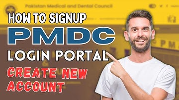 How to Registred/Signup on PMDC Licensing Online Portal | Steps to Create New Account | FMDC