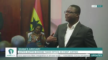 LIVE! Swearing-In of Justice Baffoe-Bonnie as Chief Justice of Ghana