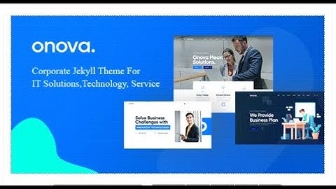 Onova Corporate Jekyll Theme | Themeforest Templates