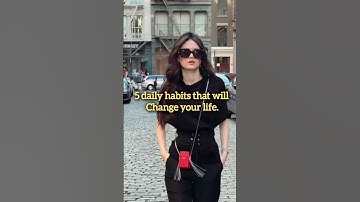 5 daily habits that will change your life 🎯 #@AriseGoal234 #shorts #viralvideo #motivation