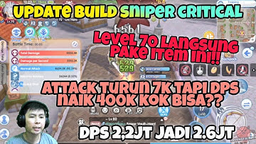 UPDATE REVIEW BUILD SNIPER CRITICAL LEVEL 70 - RAGNAROK X NEXT GENERATION