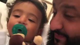 DJ Khaled get feeded by Asahd!!