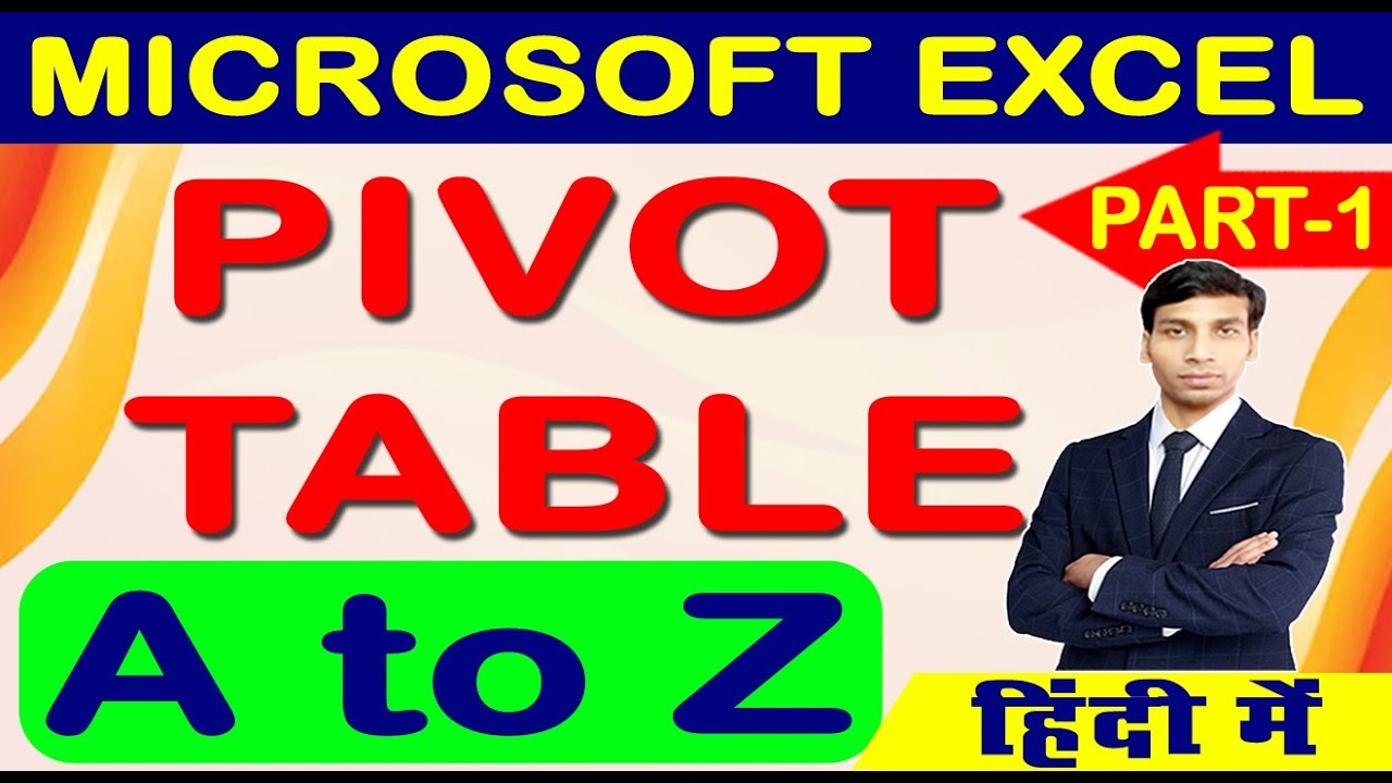 PIVAT TABLE IN EXCEL BASIC TO ADVANCE PART -1 | pivot table excel in ...