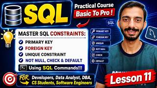 SQL Constraints Explained Step-by-Step | Full Beginner Guide