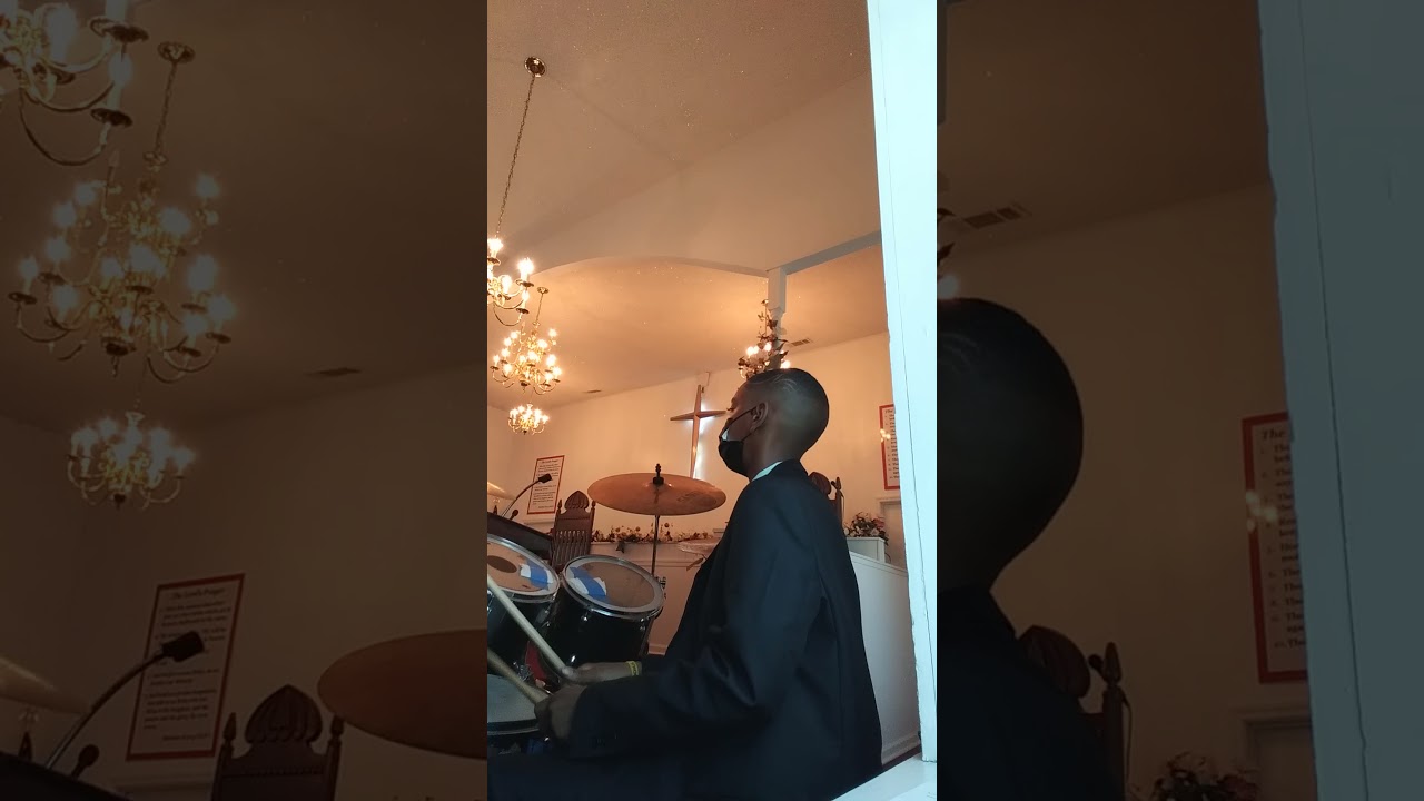 playing drums at church YouTube