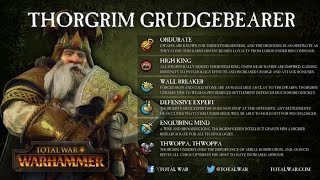 Total War: Warhammer III #1 Thorgrim Grudgebearer - Торгрим Злопамятный - легенда.