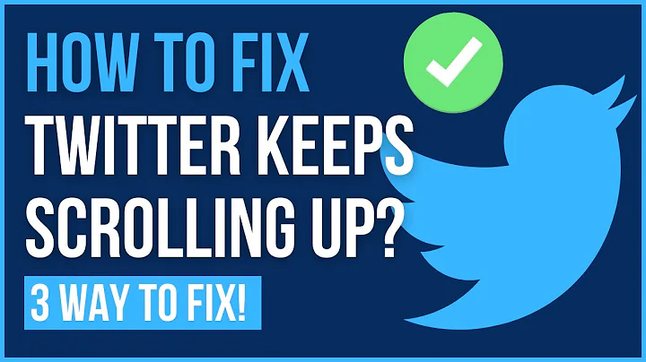 FIX TWITTER KEEPS SCROLLING UP | How To Stop Twitter From Jumping To Top 2022