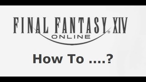 FFXIV How To : Change Your Screen (HUD) Layout