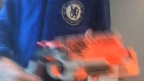 Nerf zombie strike hammershot firing test