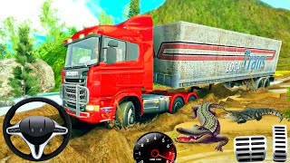 USA Heavy Offroad Cargo Truck Driving Simulator Games - Android Gameplay screenshot 2