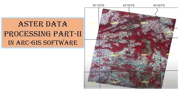ASTER DATA PROCESSING PART-II